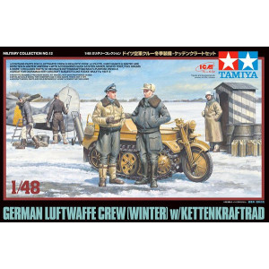 German Luftwaffe Crew (Winter) w/Kettenkraftrad