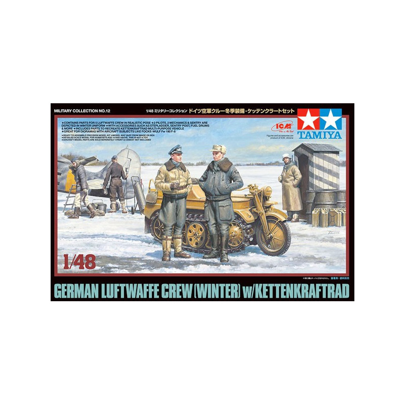 German Luftwaffe Crew (Winter) w/Kettenkraftrad