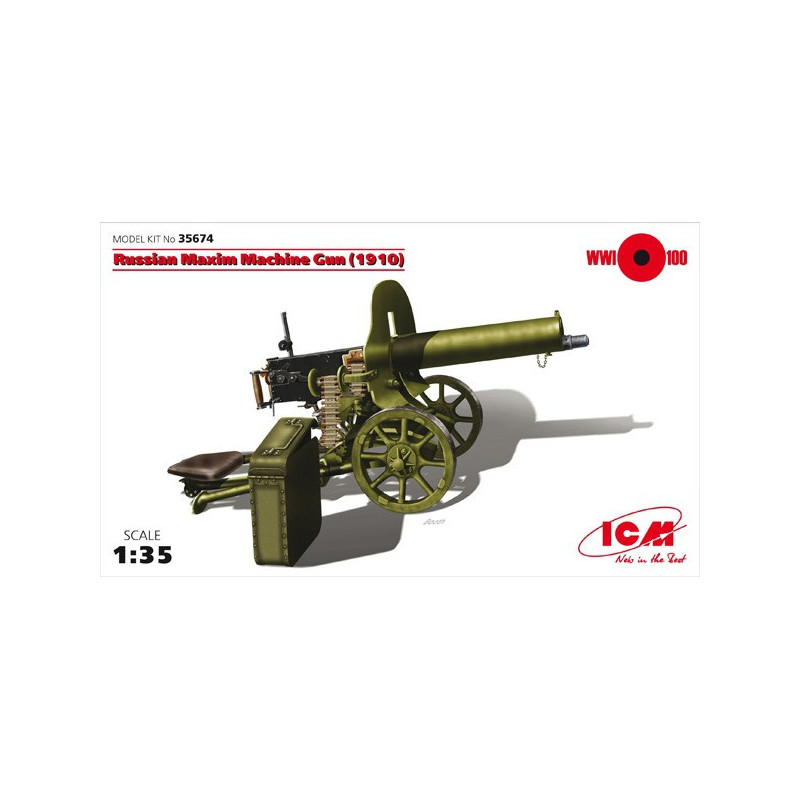 Russian Maxim Machine Gun (1910)