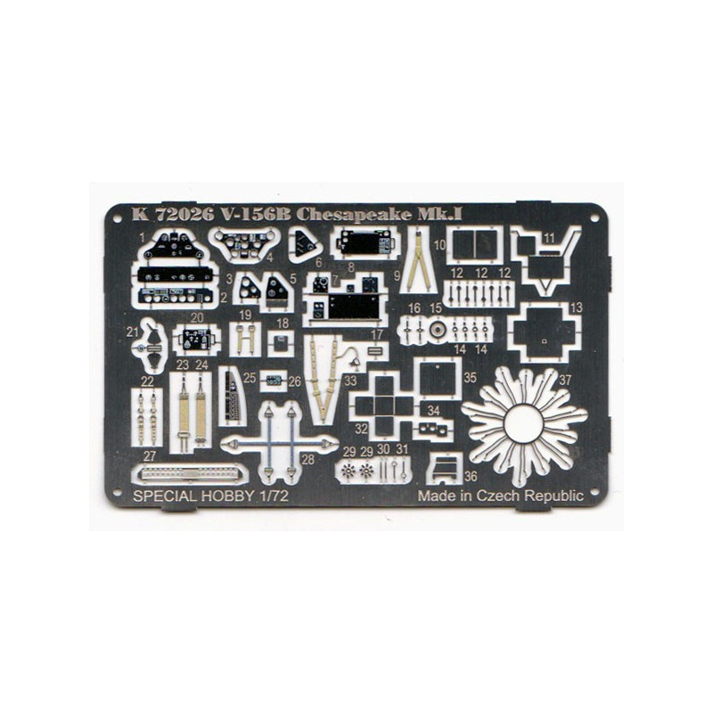 Photo-etched V-156B Chesake Mk.I
