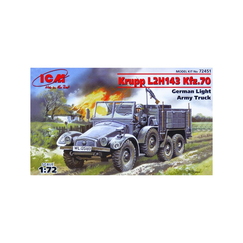Krupp L2H143 Kfz.70 WWII German light truck