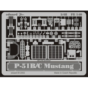 Photoetched set P-51B/C (ICM)