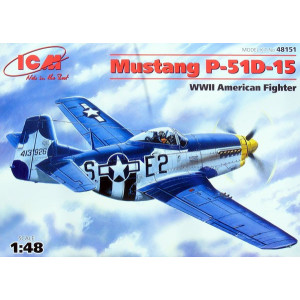 Mustang P-51 D-15 WWII USAF fighter