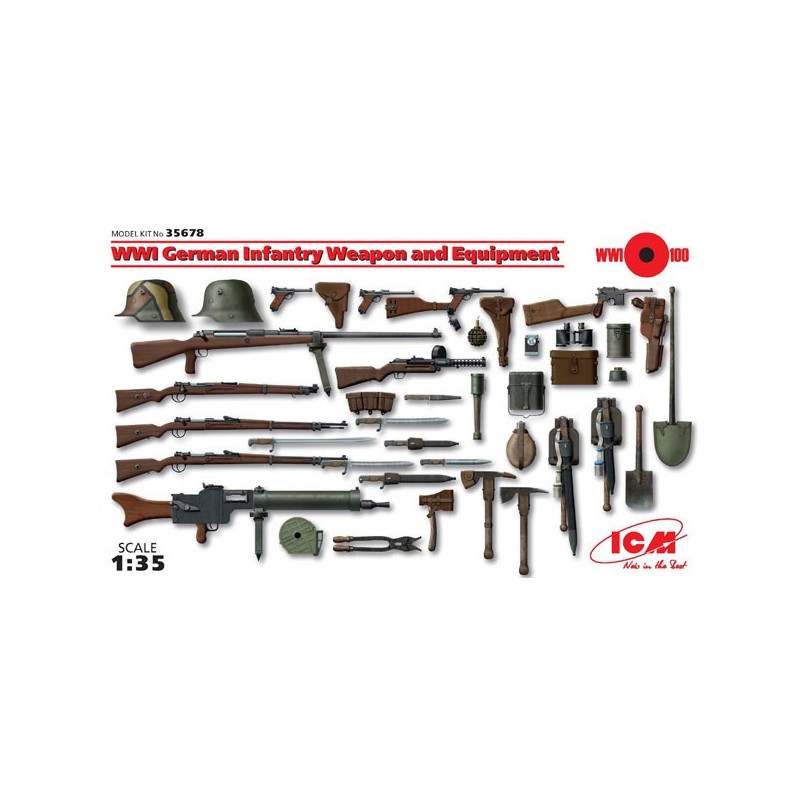WWI German Infantry Weapon and Equipment