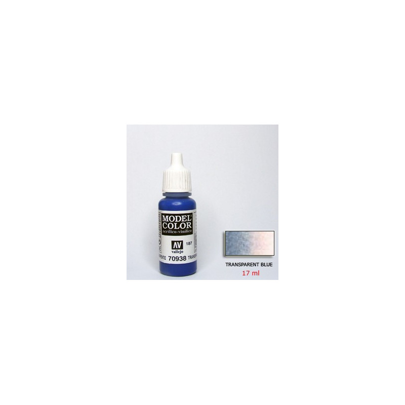 TRANSPARENT BLUE acrilic (17 ml)