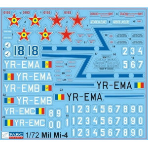 Decal 1/72 MiL Mi-4