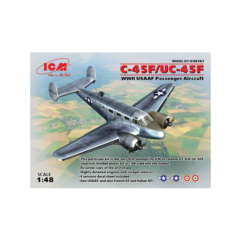 C-45F/UC-45F, WWII USAAF Passenger Aircraft