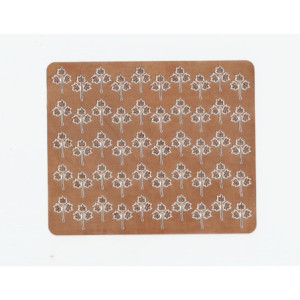 Photoetced Maple Leaves