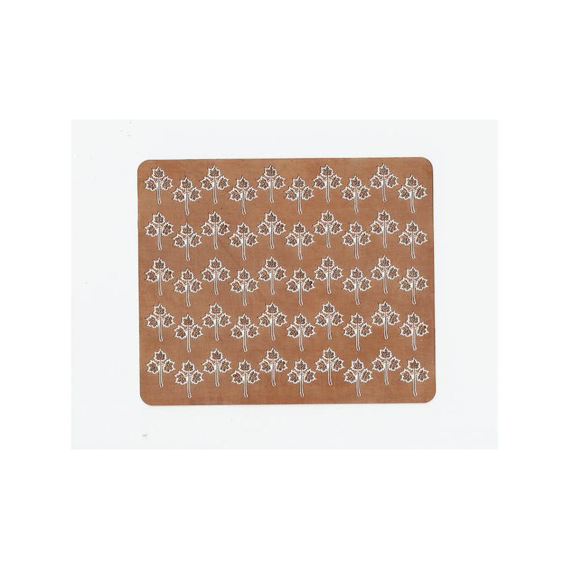 Photoetced Maple Leaves