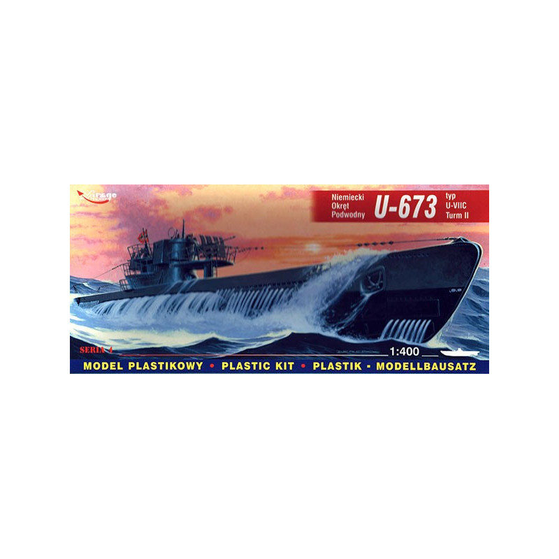 German U-BOOT U-673 ( VIIC/T2)