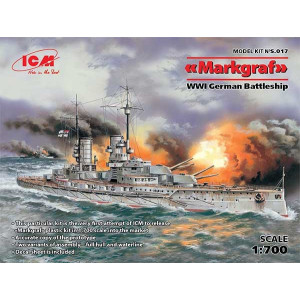 Markgraf (full hull & waterline), WWI German Battleship