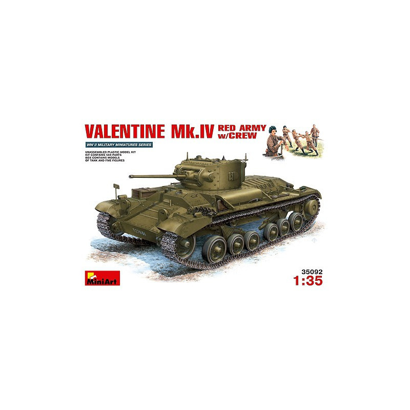VALENTINE Mk.IV   RED ARMY   w/CREW