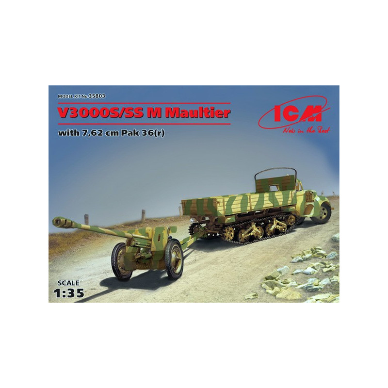 V3000S/SS M Maultier with 7,62 cm Pak 36(r)
