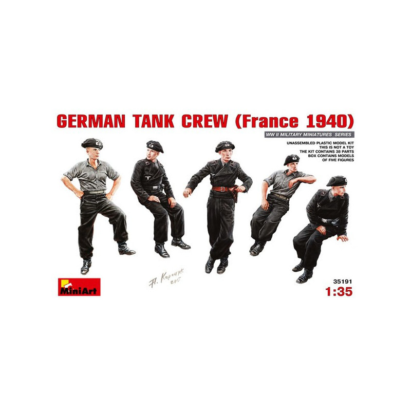 GERMAN TANK CREW (France 1940)