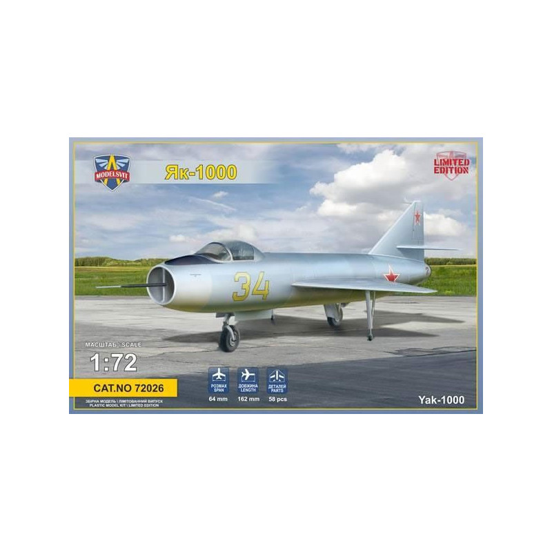 Yak-1000 Soviet supersonic demonstrator