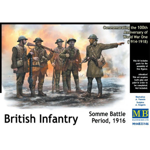 British Infantry, Somme Battle Period, 1916