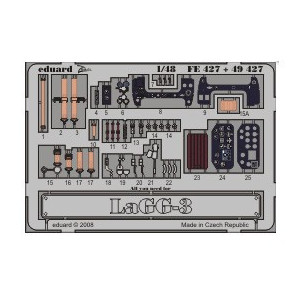 Photoetched set LaGG-3 S.A. (ICM)