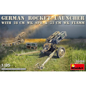 GERMAN ROCKET LAUNCHER with 28cm WK Spr & 32cm WK Flamm