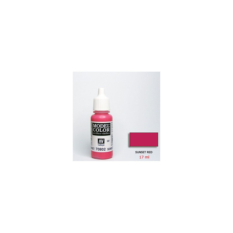 SUNSET RED  acrilic (17 ml)