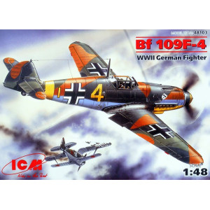 Messerschmitt Bf-109F-4, WWII German Fighter