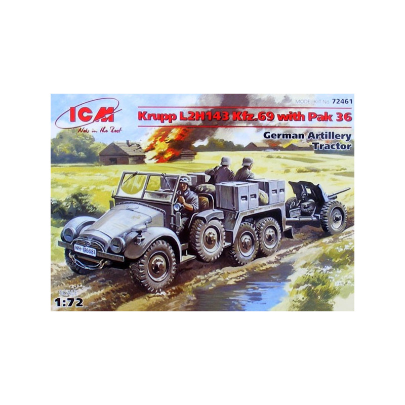 Krupp L2H143 Kfz.69 with Pak 36