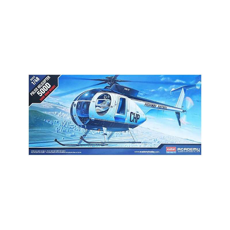 Hughes 500D Police Helicopter