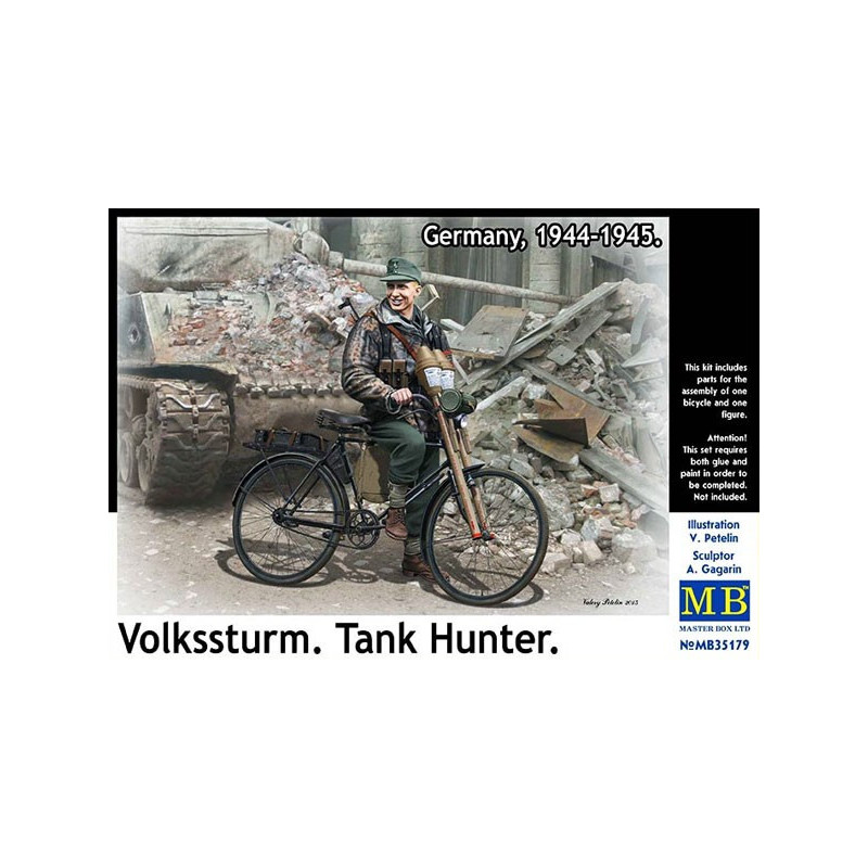 Volkssturm. Tank Hunter. Germany, 1944-1945