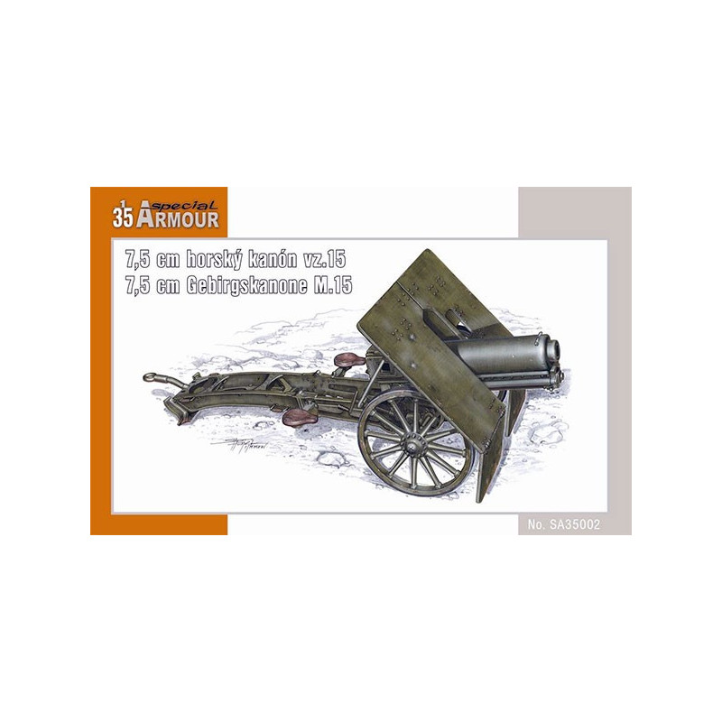 7,5 cm horský kanon vz.15 / 7,5 cm Gebirgskanone M.15