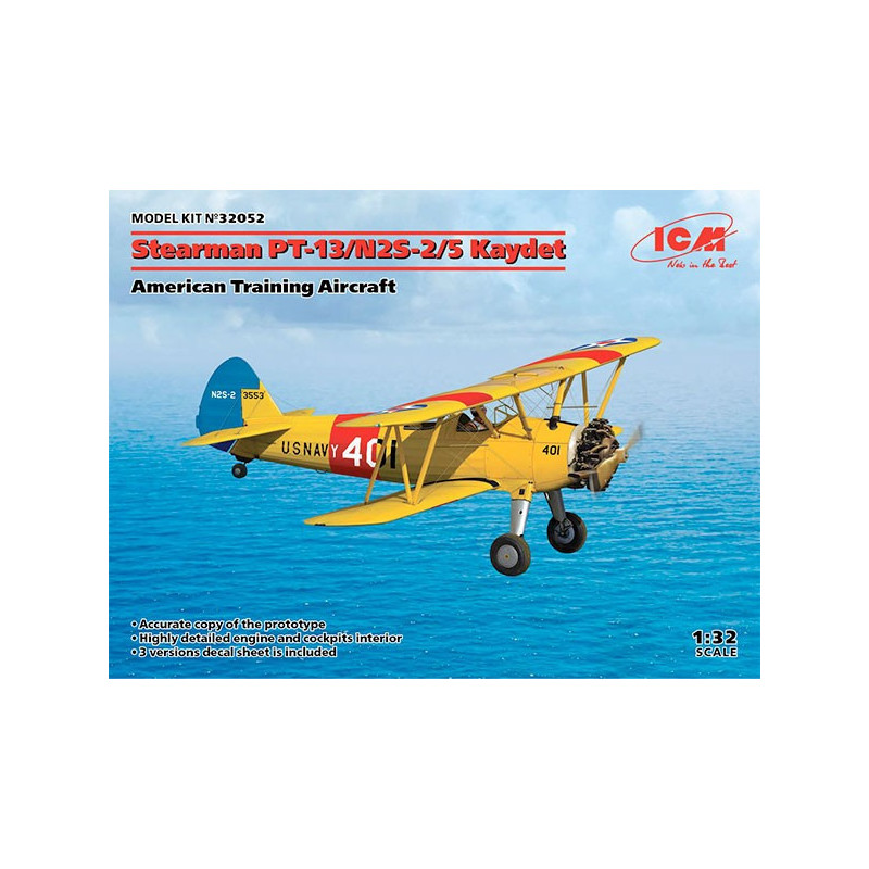 Stearman PT-13/N2S-2/5 Kaydet (American Training Aircraft)