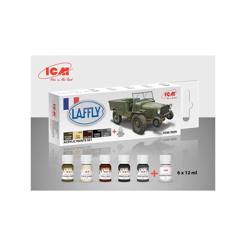 Acrylic paint set for Laffly V15T
