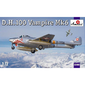 D.H.100 Vampire Mk6 RAF jet fighter