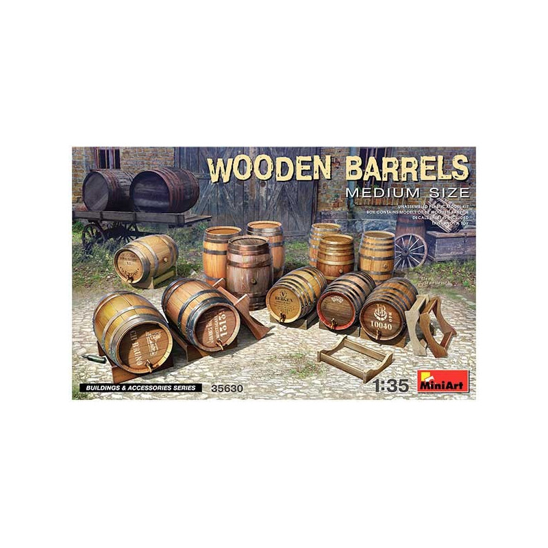 Wooden Barrels Medium Size