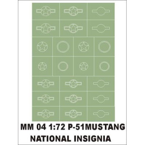 NATIONAL INSIGNIA P-51D MUSTANG