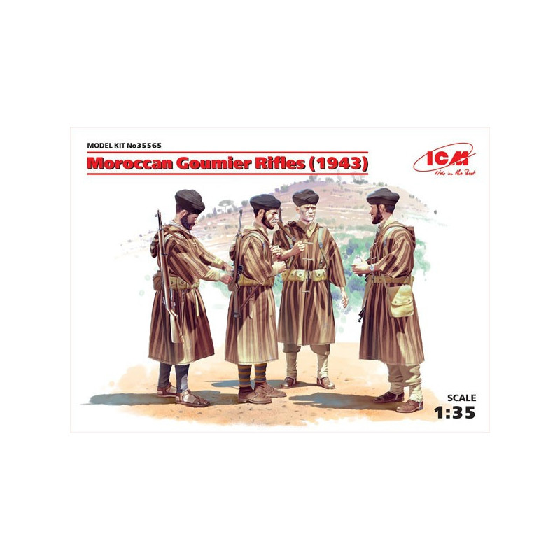 Moroccan Goumier Rifles (1943) (4 figures)