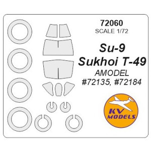 Masca Su-9 / T-49 + wheels masks  (Amodel)