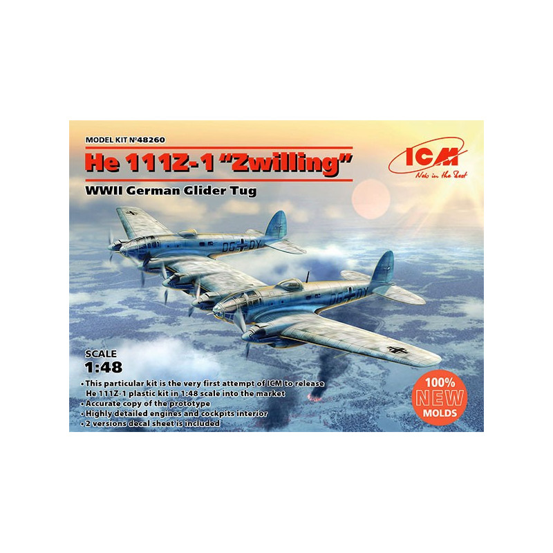 He 111Z-1 Zwilling" WWII German Glider Tug"