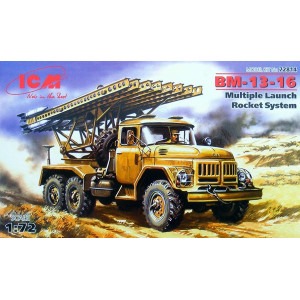 Zil-131 BM-13-16 Soviet Army rocket volley system