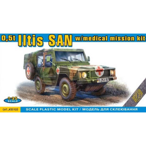 0,5t Light truck 4x4 Iltis SAN w/medical mission kit
