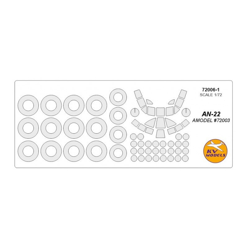 Masca An-22 ,,ANTEY,, -late (Amodel)