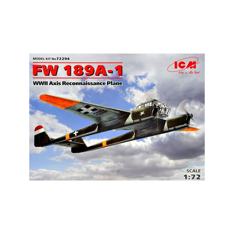German reconnaissance plane Fw 189A-1, WWII