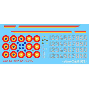 Decal 1/72 Yak-52