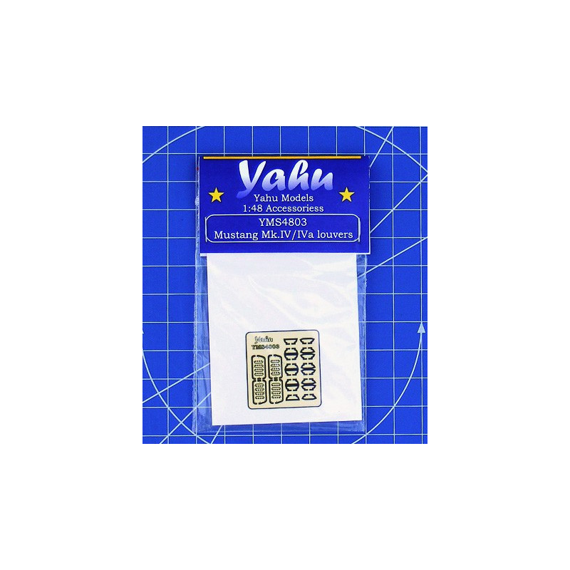 Photo-etched Mustang Mk.IV/IVa louvers