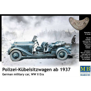 Polizei-Kuebelsitzwagen ab 1937, German military car, WW II era