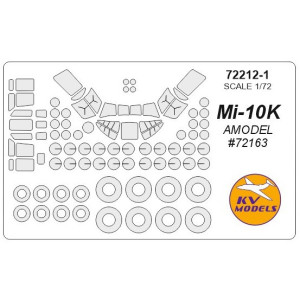 Masca Mi-10K + wheels masks  (Amodel)