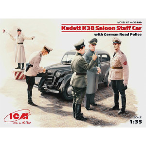 Kadett K38 Saloon Staff Car with German Road Police
