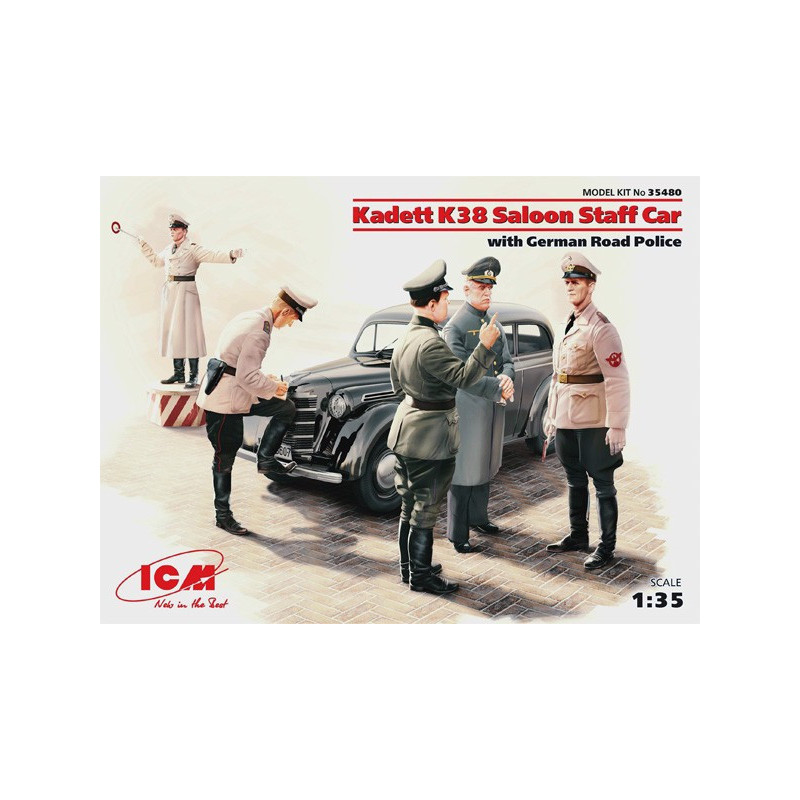 Kadett K38 Saloon Staff Car with German Road Police