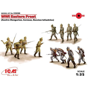 WWI Eastern Front (Austro-Hungarian, German, Russian infantries)