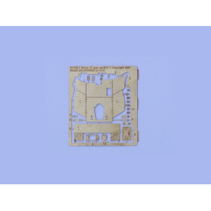 Photo-etched Soviet WWII 45mm AT gun