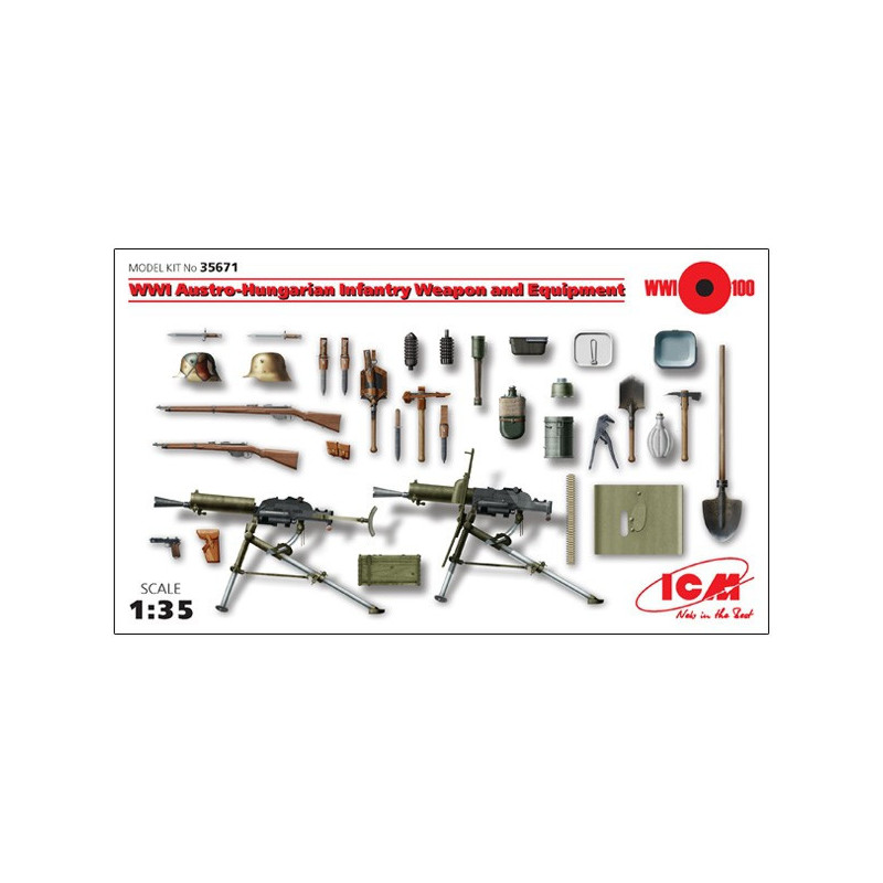 WWI Austro-Hungarian Infantry, Weapon and Equipment