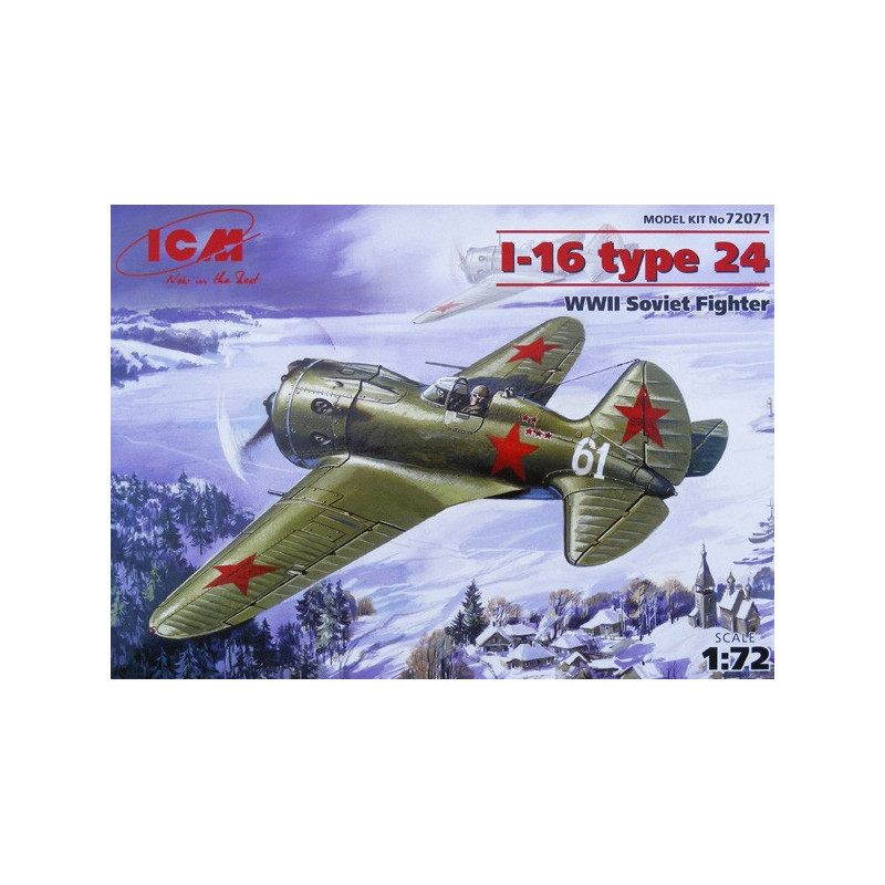 Polikarpov I-16 type 24 WWII Soviet fighter